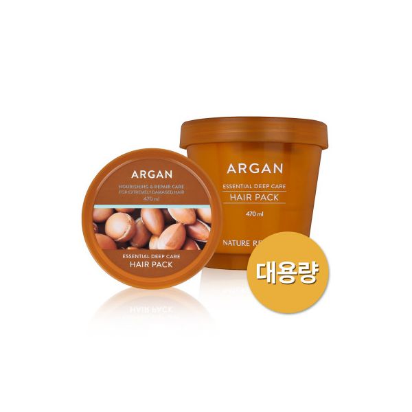 네이처리퍼블릭 네이처 아르간 에센셜 딥 케어 헤어팩 대용량 (470ml) /New : IF데일리