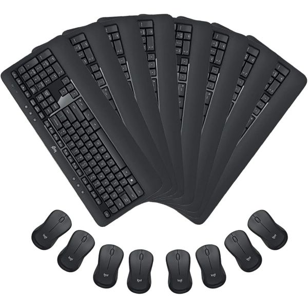 로지텍 MK540 고급 무선 키보드 마우스 콤보 트래블 홈 오피스 PC 노트북용 번들 8개 팩 1341053 : 케이에스순수컴퍼니