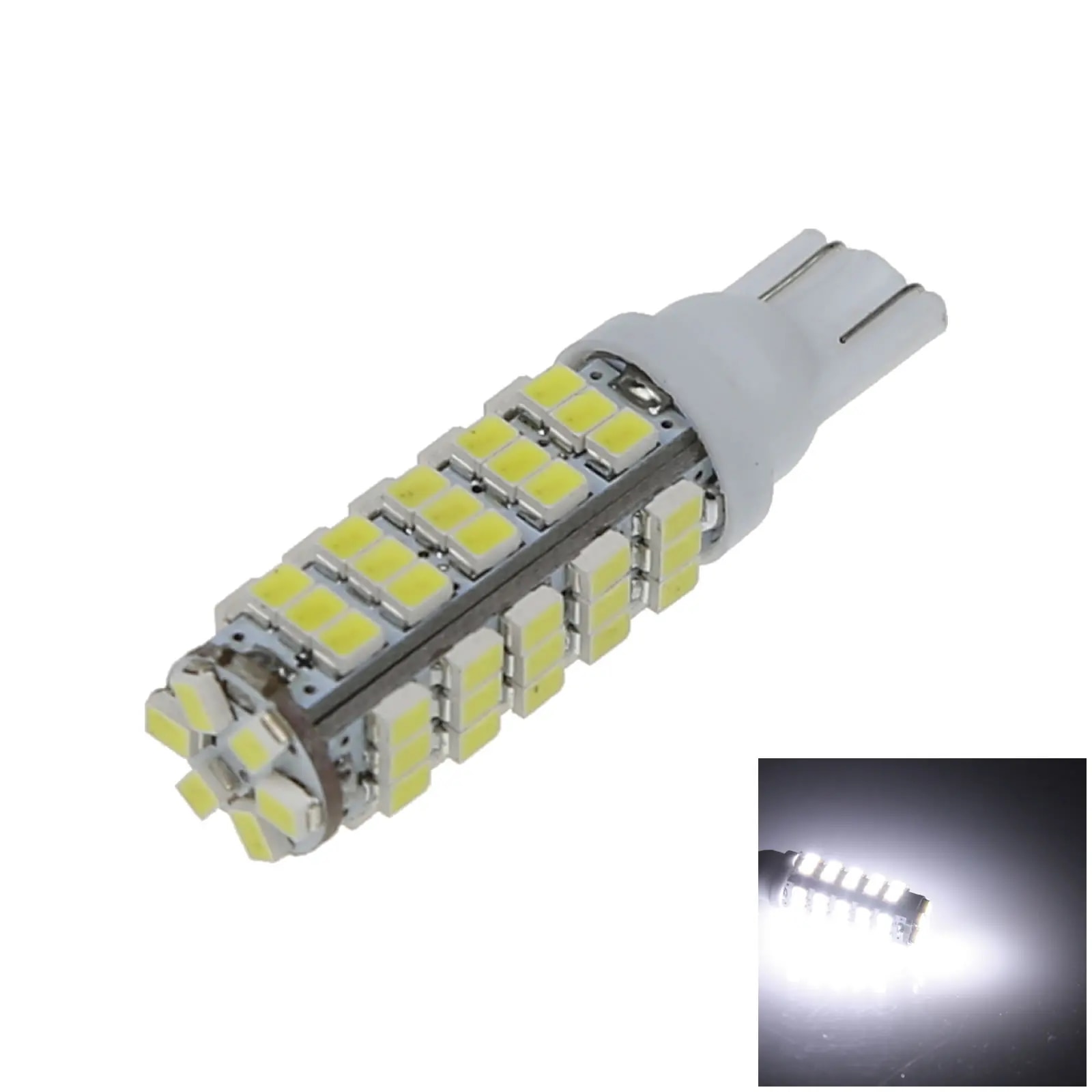 1x 화이트 자동차 T10 W5W 꼬리 전구 통관 램프 68 에미 터 1206 SMD LED 184 192 193 A051 : 오로라베이24