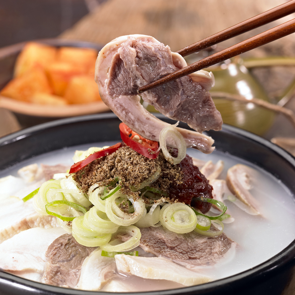 돼지국밥 머릿고기 머리국밥 순댓국 밀키트 국밥 밀키트 500g : 땅고기마켓