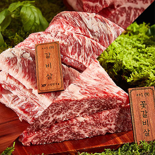 ++1 투뿔 한우 갈비살 200g 꽃갈비살 200g : 고향한우 스토어