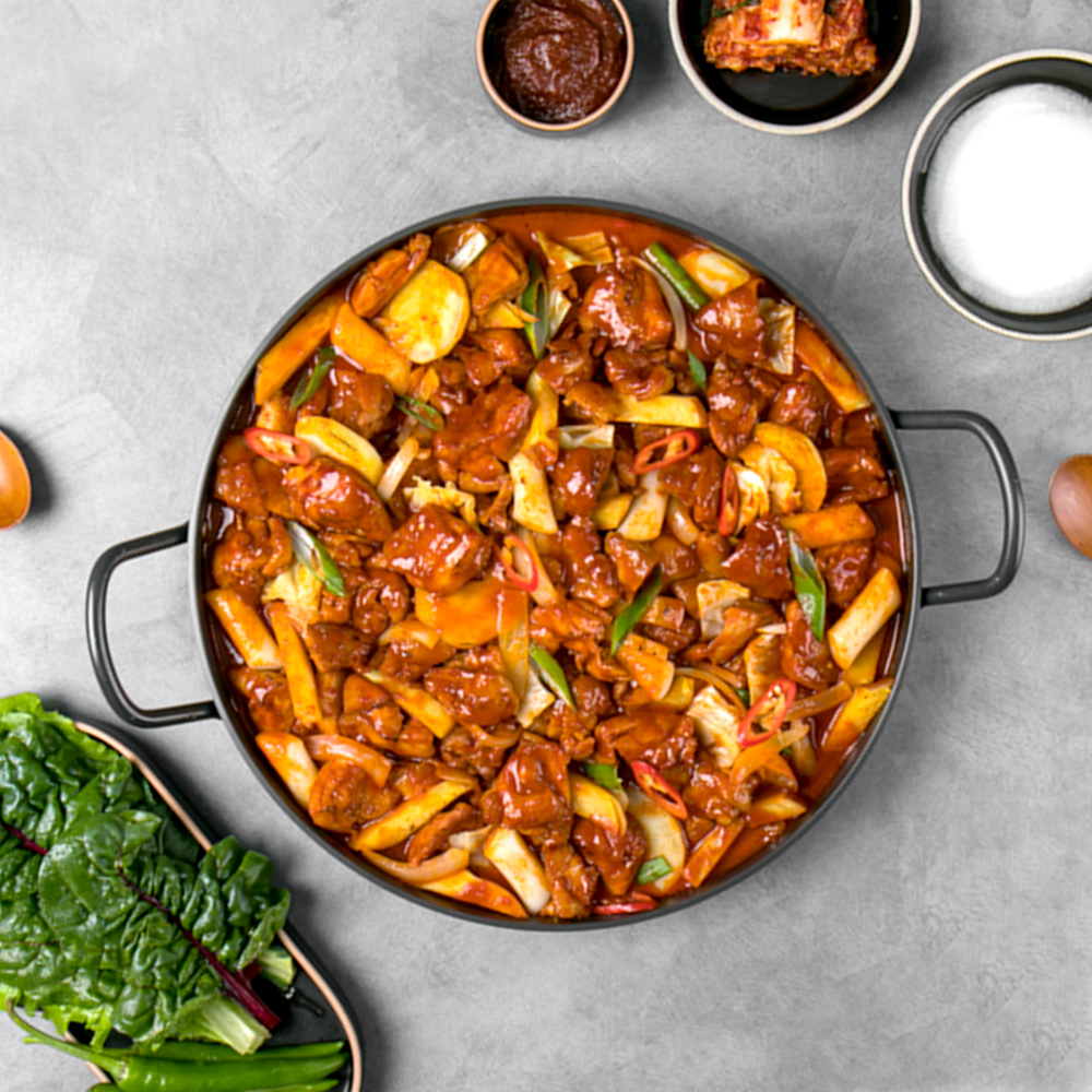 춘천식 한입 닭갈비 부드러운 저지방 어깨살 닭갈비 캠핑요리 택배 : 러브 잇