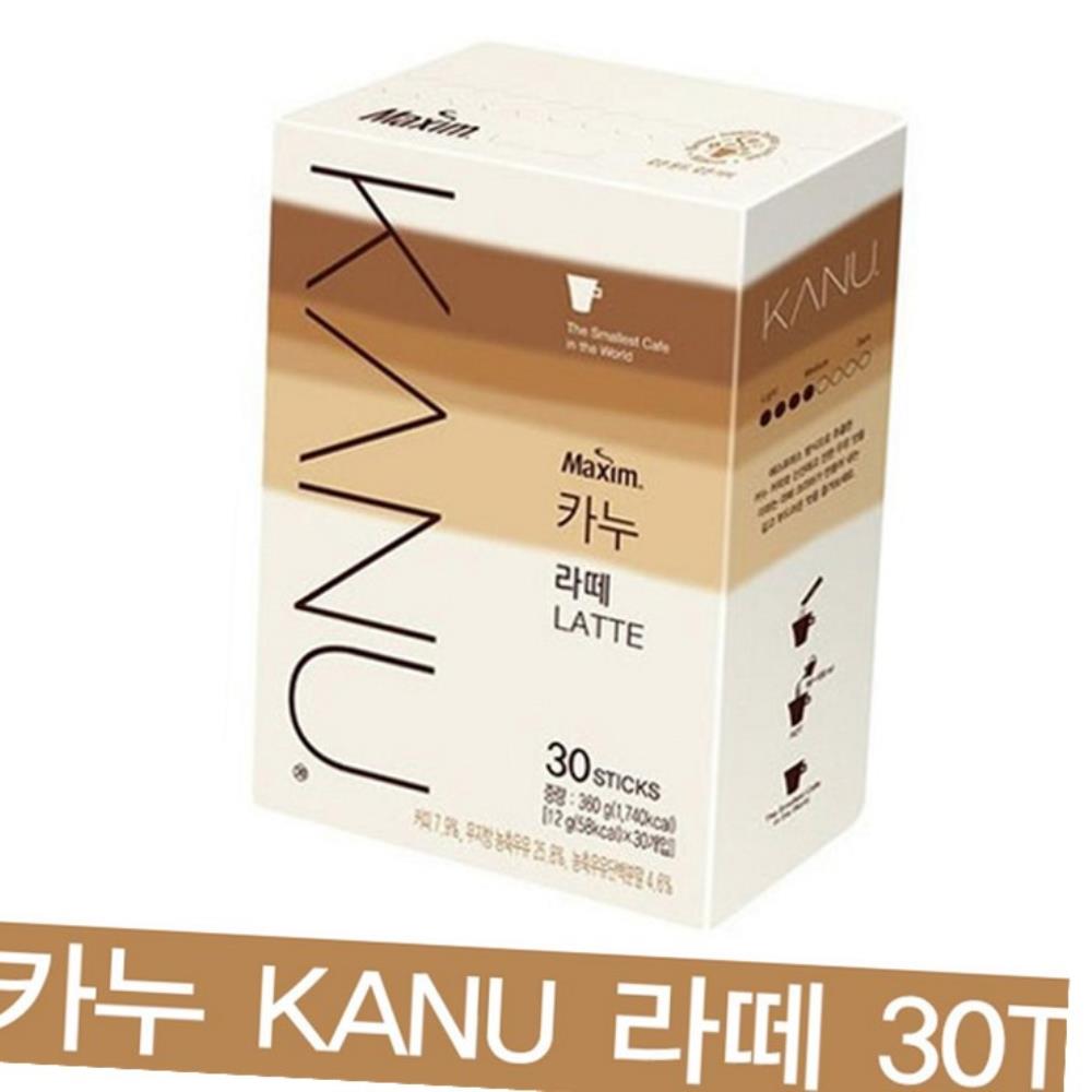 동서 맥심 카누 라떼 30개입 KANU LATTE 커피 믹스 : 케어링스토어