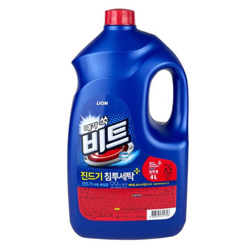 비트 세탁 세제 세탁기 빨래 액체 일반용 4L 액체형 표백제 일반 액상 표백 : 오성에스씨