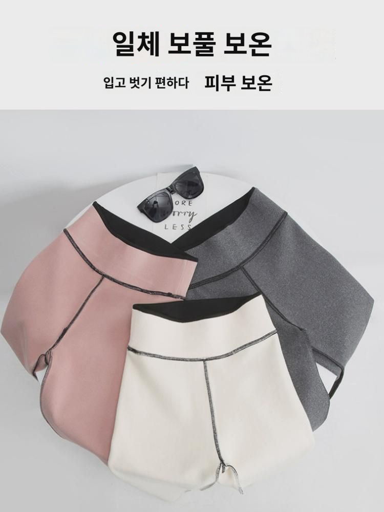 145 키작은팔부샤크팬츠여아레깅스 추동가모도톰 요비면바지150 : 넨드신스