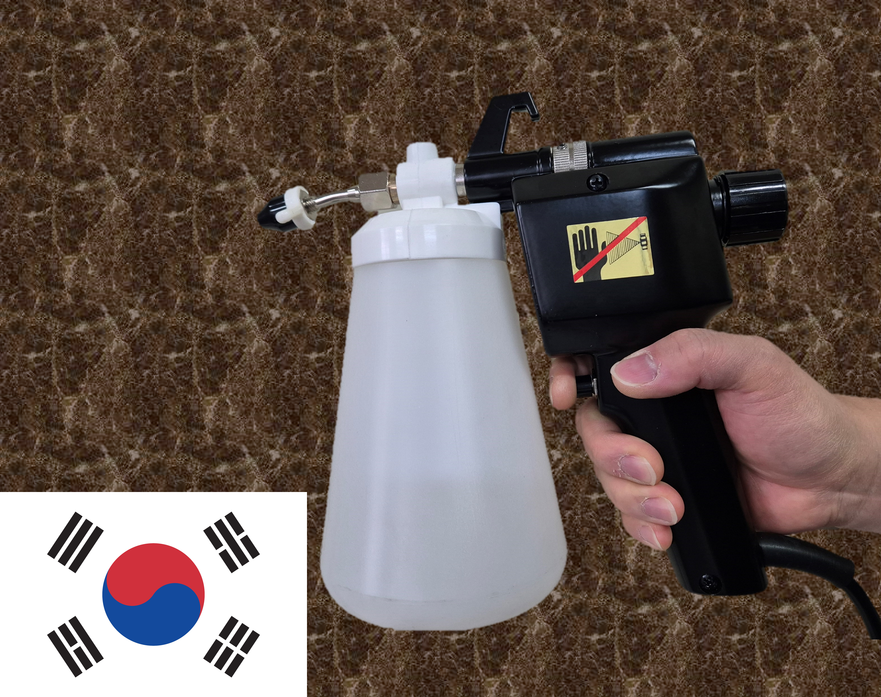 KSK 선진산업 국산 전기크리닝건 빵빵이 K105 섬유오점제거 (페인트X) : 선진산업