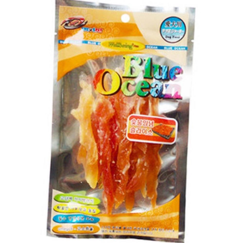 강아지간식 치킨 숯불 슬라이스 70g 1P 반려견 영양 : 기안79