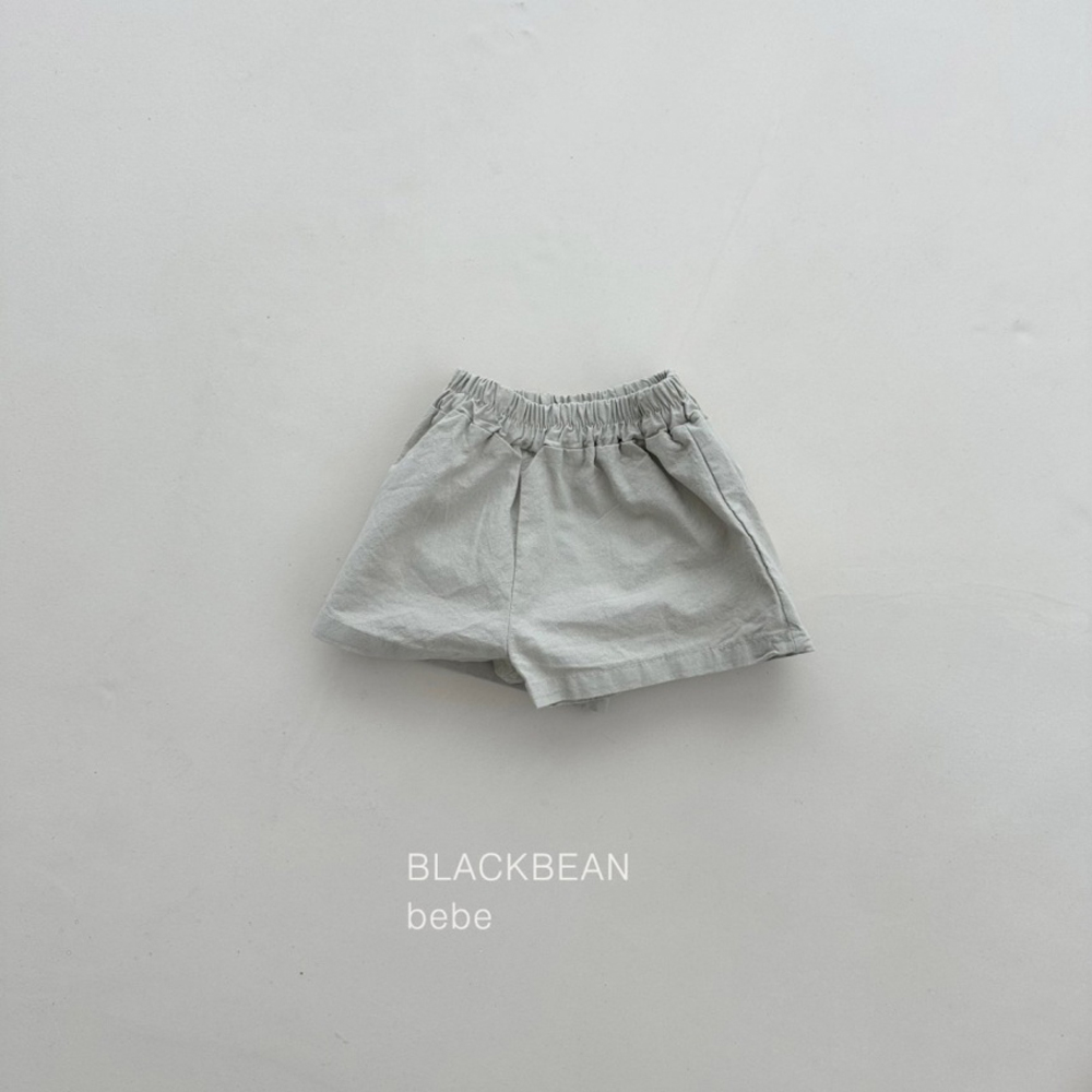 [SALE]24여름 블랙빈 아기 데일리룩 베이비 반바지 (베이지 S) : 헬로마이두두