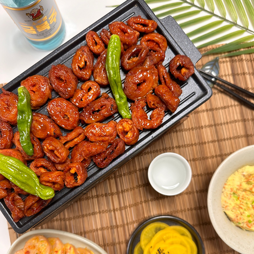 한입 대구 직화 막창 참나무 불맛 돼지막창 200g : 실리빙