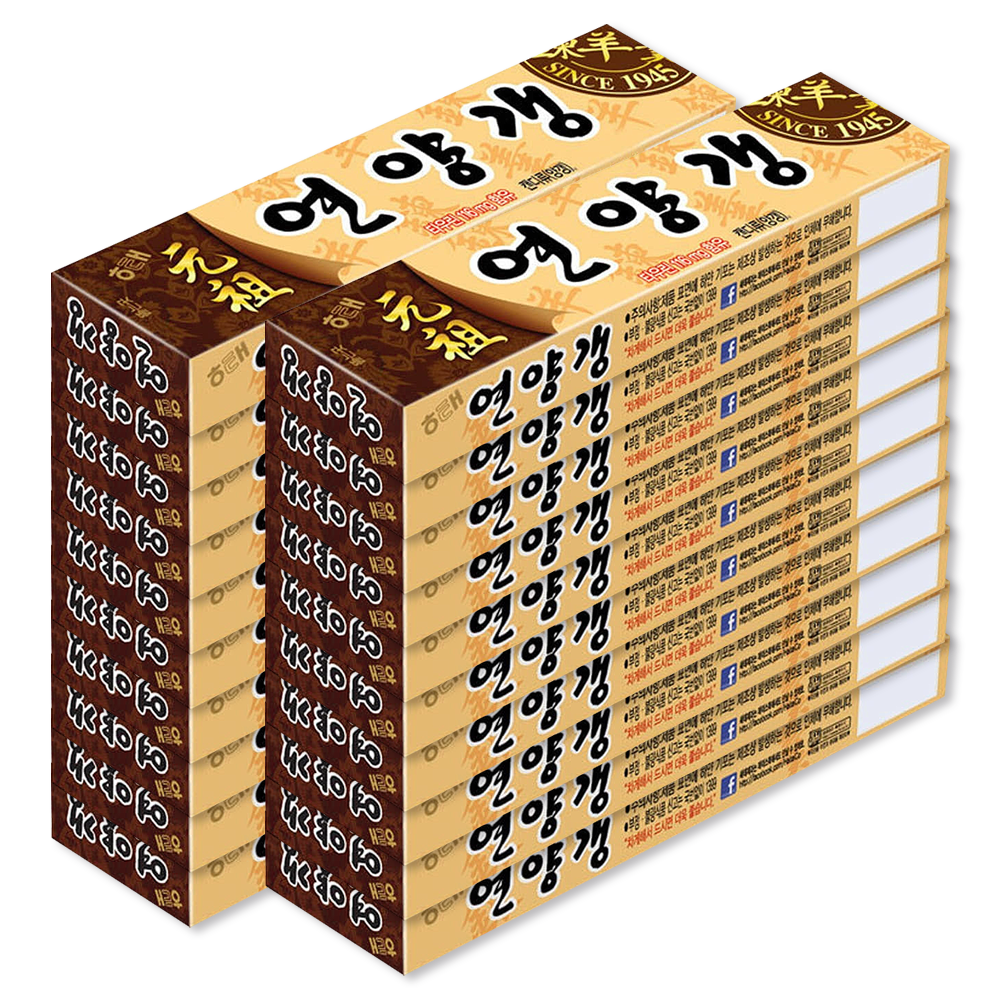 해태 연양갱 1100g 20개입 팥양갱 영양갱 대용량 : 청년상사 스토어