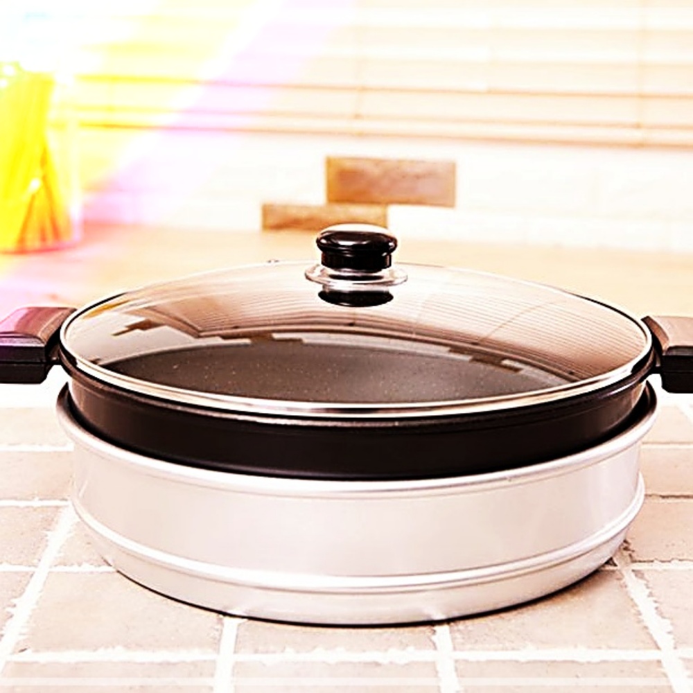 시루 32cm 찜 및 찜통 찜기 솥 튀김팬 다용도 NW277D5B : 하니스토어21