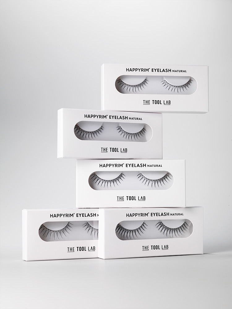 [화보속눈썹 단독기획] 더툴랩 필름 마스카라(4.5g) + 해피림 아이래쉬 내추럴 가닥 인조 속눈썹(3팩 3쌍) + 클렌징미니솝 증정 : 더툴랩