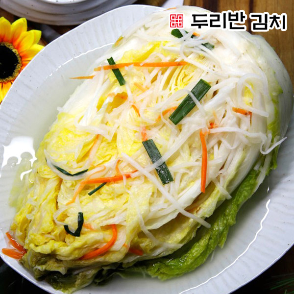 [두리반] 천연 백김치 5kg : 농업회사다온푸드