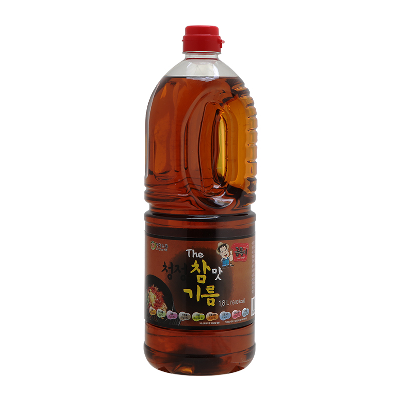 향미유 더청정참맛기름 1.8L (참깨향미유 20%) 참기름 대용량 업소용 당일출고 전국배송 : 이슬처럼