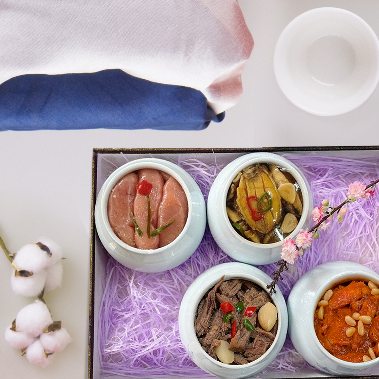 [신행반찬 4종]  대구 신랑 신부 이바지 신행음식 전문 우전예다원 : 우전예다원