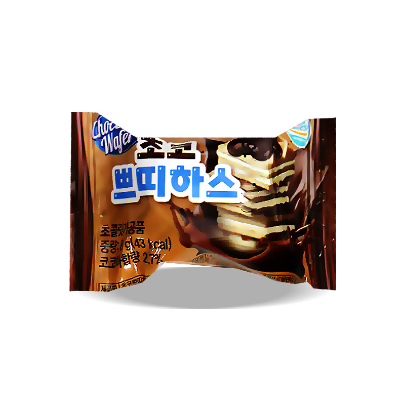 초코 쁘띠하스 미니 웨하스 8g 아이들 사무실 간식 개별포장 : 꾸시몰