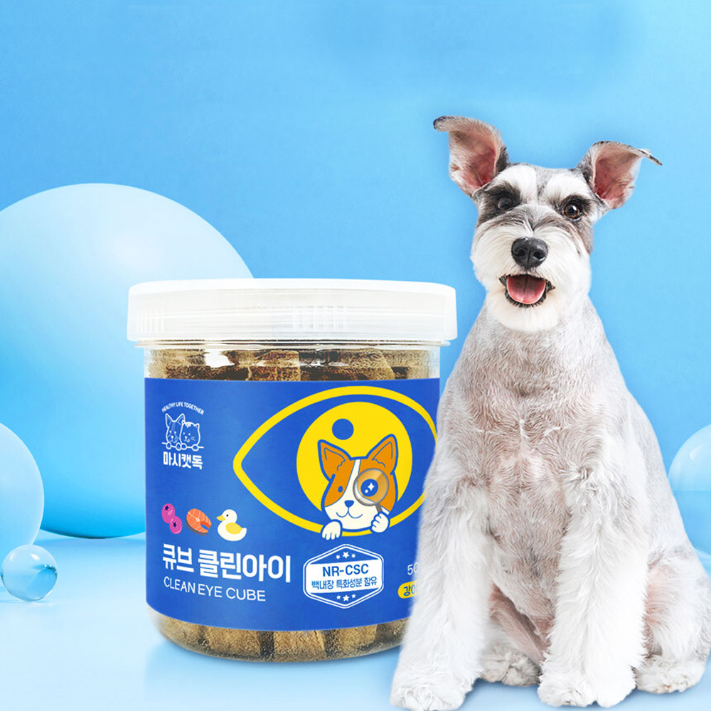 강아지 애견 백내장 특화 눈물 눈 영양제 마시캣독 클린아이 그레인프리 휴먼그레이드 트릿 : 온리웰