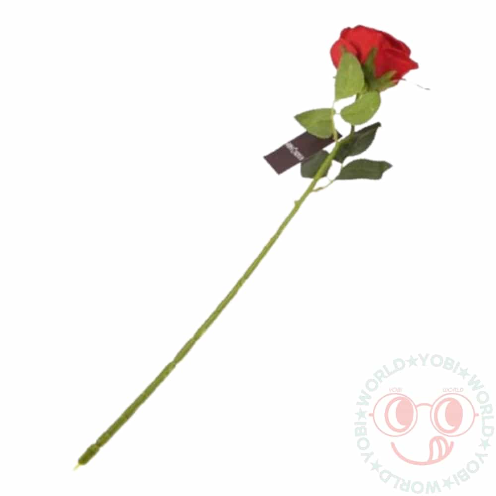 요비월드 한송이 장미꽃 레드 10개 인테리어조화 조화꽃장식 인조식물 : 요비월드