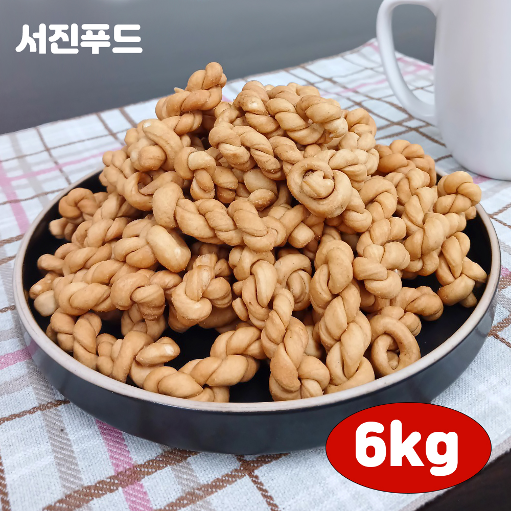 서진이네 간식 대용량 참 미니 꽈배기 6Kg 어른간식 어린이간식 옛날과자 6kg : 주식회사 서진푸드