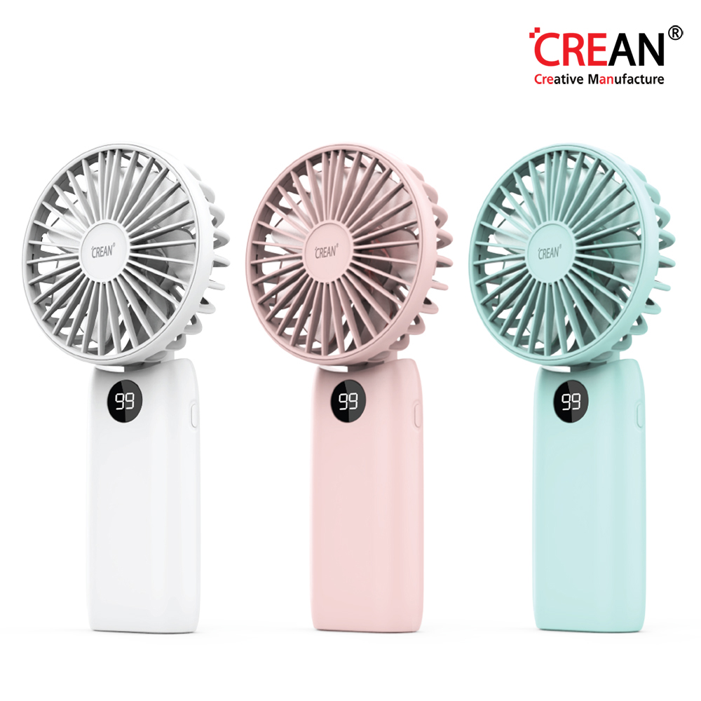 크레앙 4000mAh 폴더블 휴대용 선풍기 (CREHF4000) : 크레앙