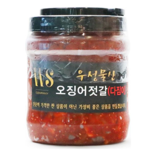 우성물산 다진오징어젓 2kg 오징어젓갈 : 정이들어