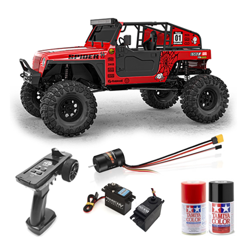 Gmade 1/10 GS02F SPIDER PORTAL TS KIT, 지메이드 스파이더 키트 풀세트(조립도색필요) : 유니크RC