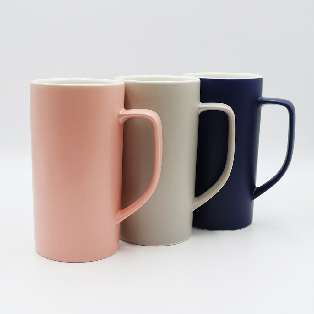 루트27 블루밍 머그컵 500ml 카페 도자기 머그잔 : 루트27