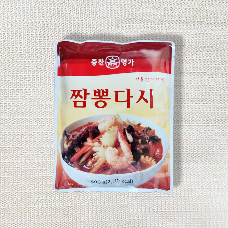 중찬명가 짬뽕 다시 스프 분말 가루 해물 업소용 라면스프 500g : 선명종합유통
