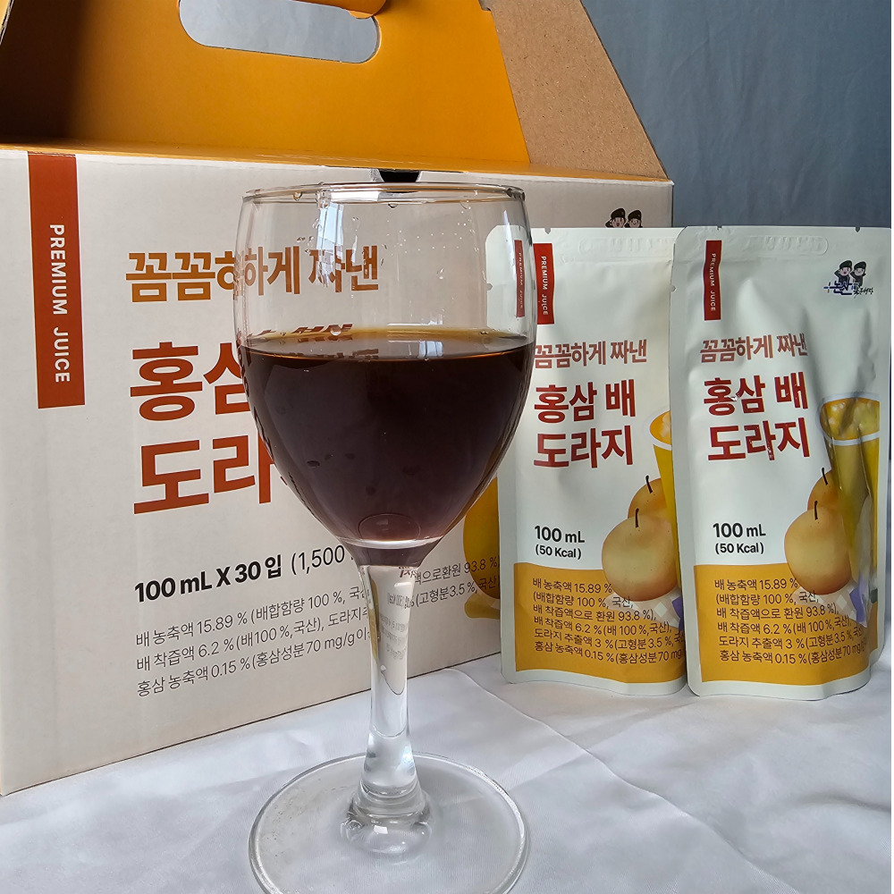 조은팜 홍삼 배도라지즙 1+1 : 조은팜영농조합