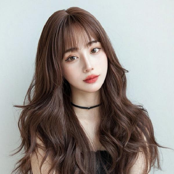 웨이브 긴머리가발 여자 통가발 컬러 여성가발 : 가성비 상품 추천 에쓰무드