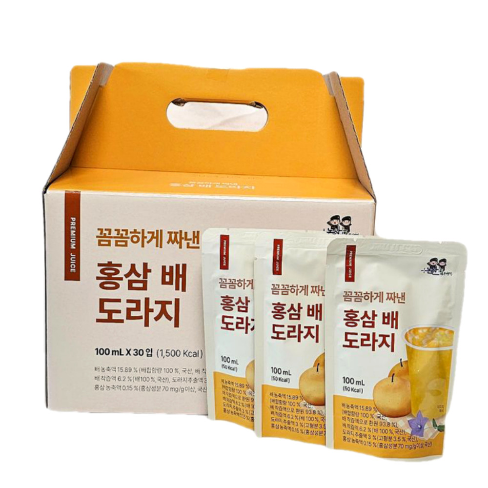 조은팜 홍삼 배도라지즙 1+1 : 조은팜영농조합