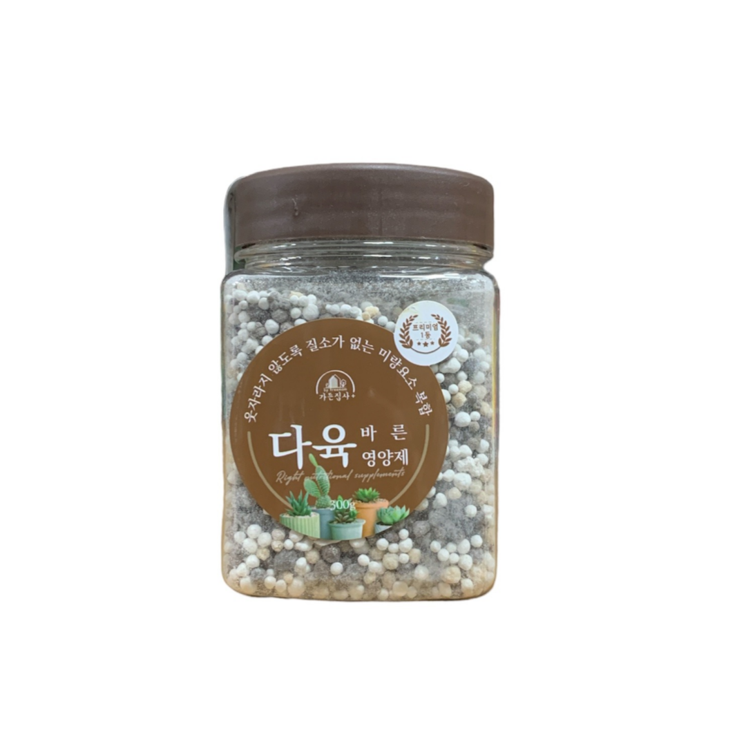 다육이 비료 300g 다육이웃자람방지제 : 삼대씨앗