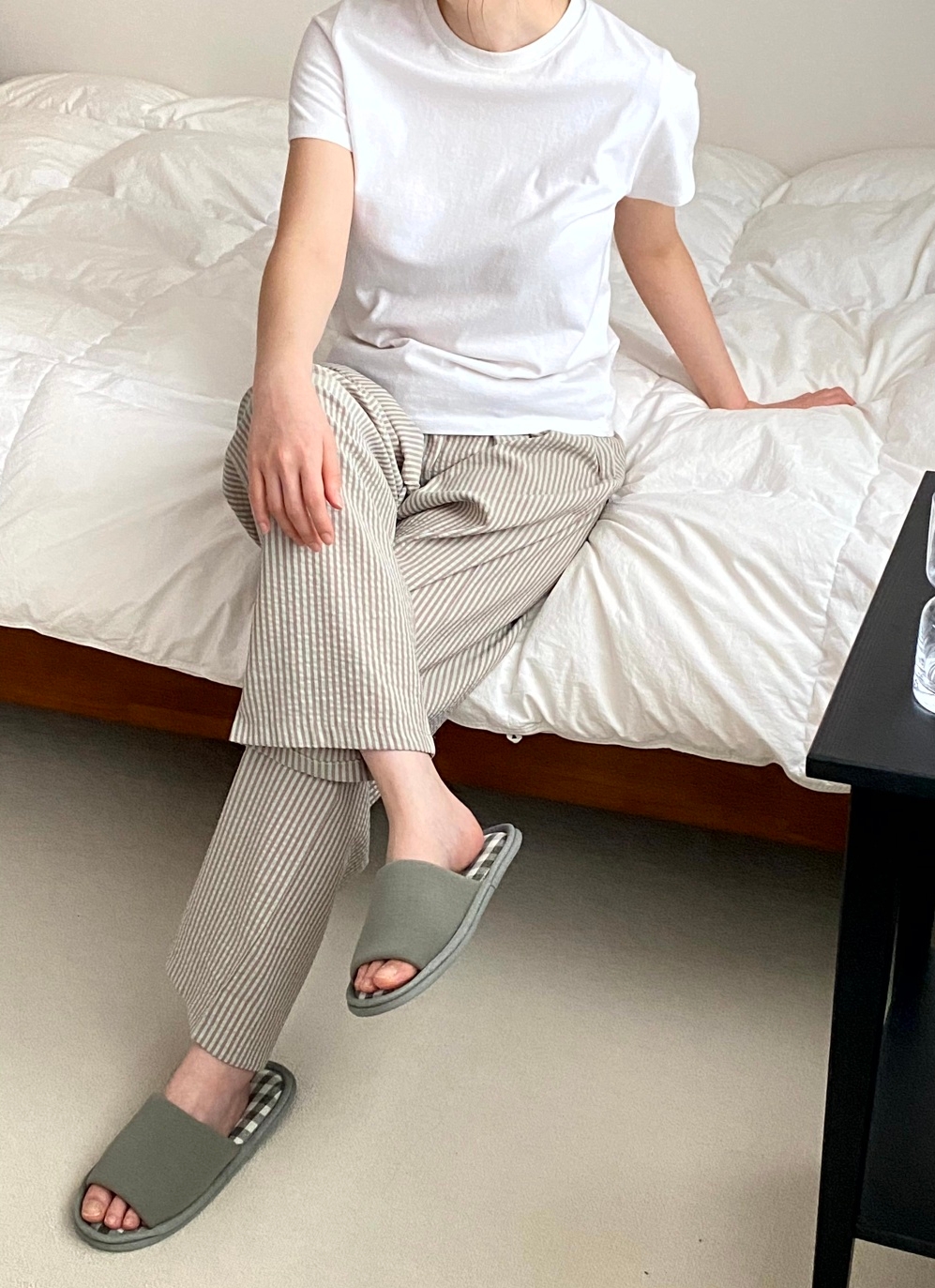 면 5부 9부 남자 여자 여름 반바지 실내복 긴바지 국산 : 바틱