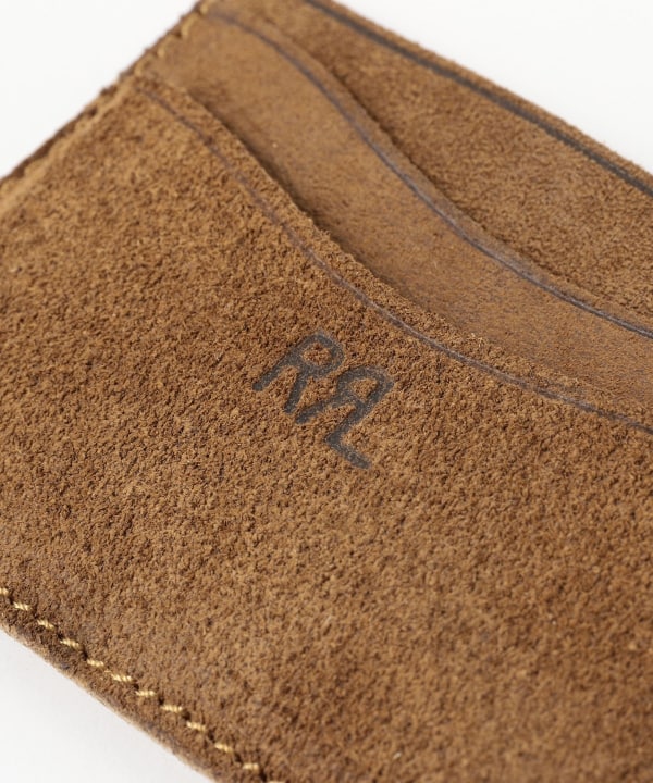 RRL Double RL 더블알엘 러프아웃 스웨이드 카드 홀더 : 오로포