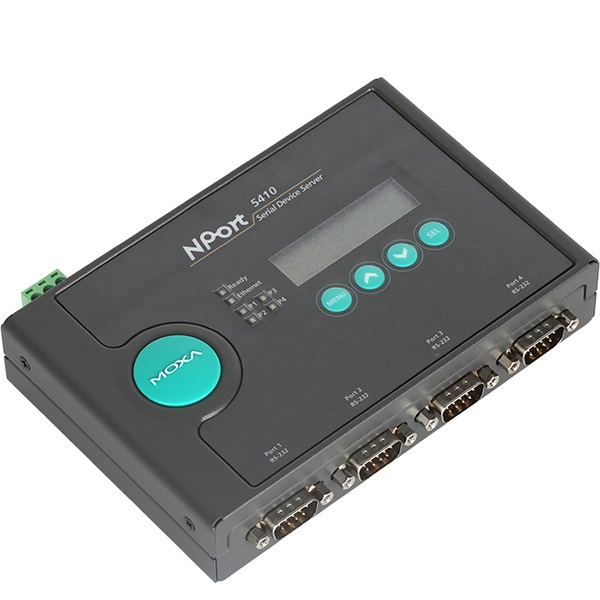 MOXA NPort5410 4포트 RS232 디바이스 서버 : 하나하나넷