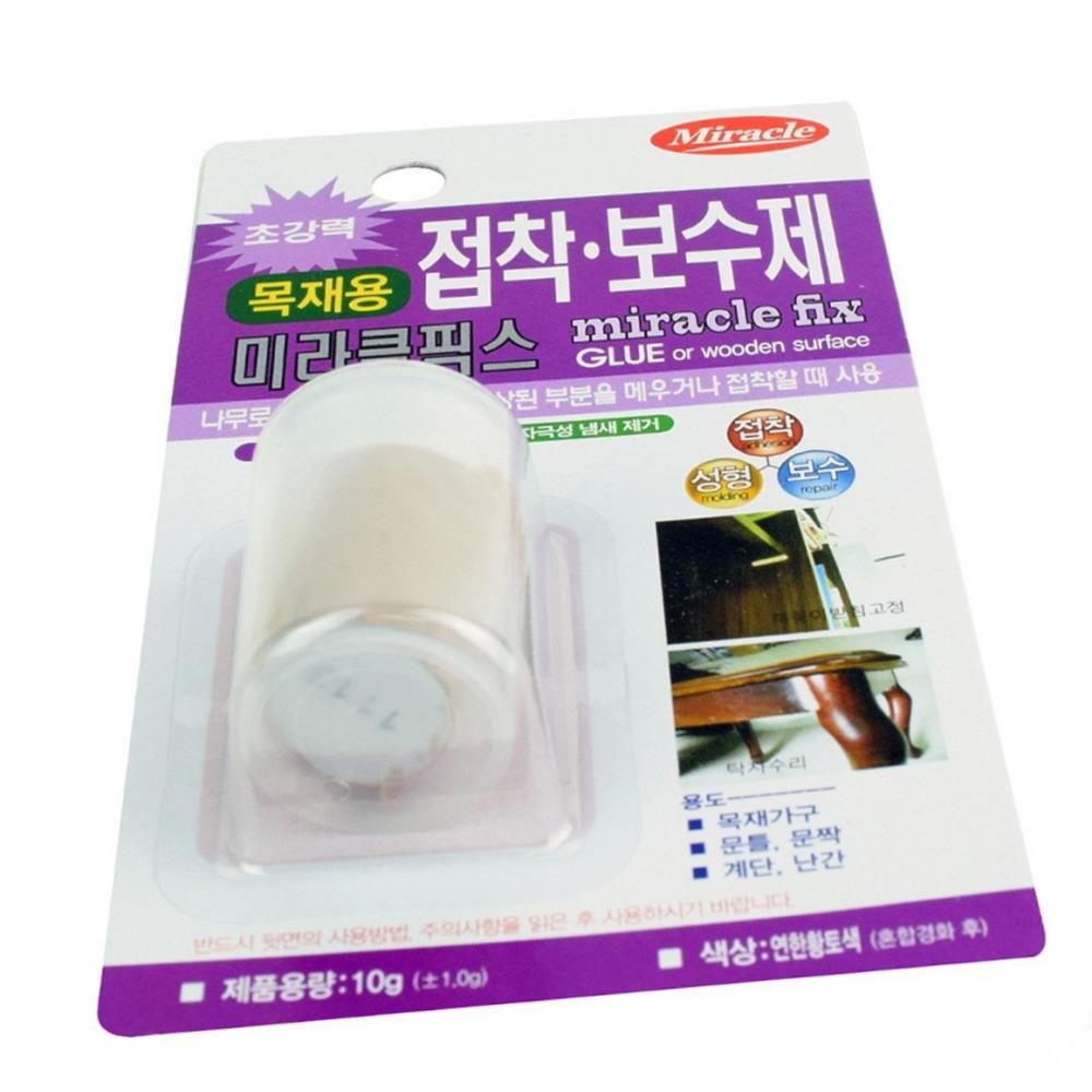 미라클픽스 목재용 에폭시 보수제 10g 나무접착보수제 : 알파바이