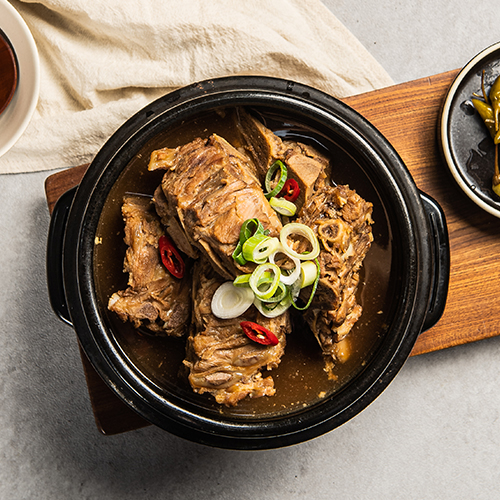 청담 간장국물뼈찜1.2kg x4팩 구매시+ 청담설렁탕550g x1팩 증정 우리집 국거리 술안주 : 따순둥푸드