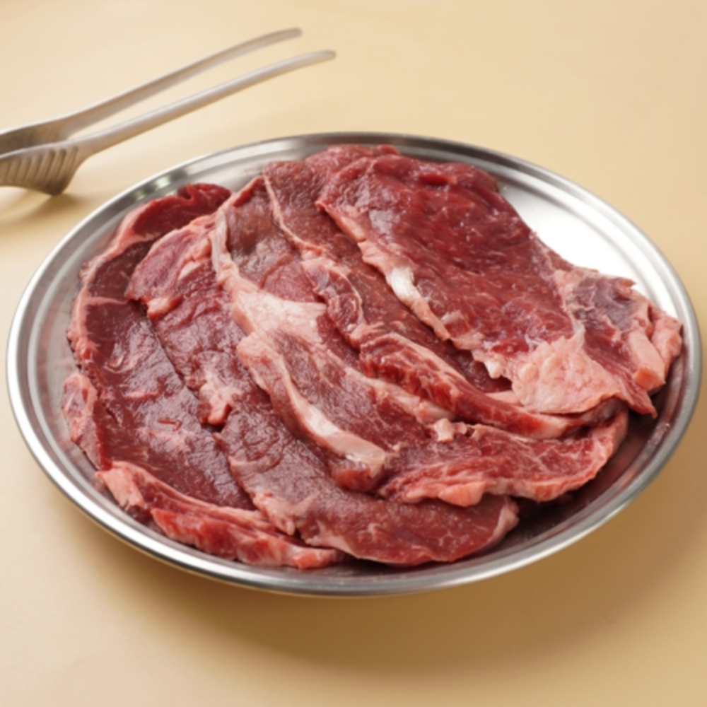 연한 소고기 감칠맛 샤브샤브 신선 한우 1등급 대패등심 : 사철미락
