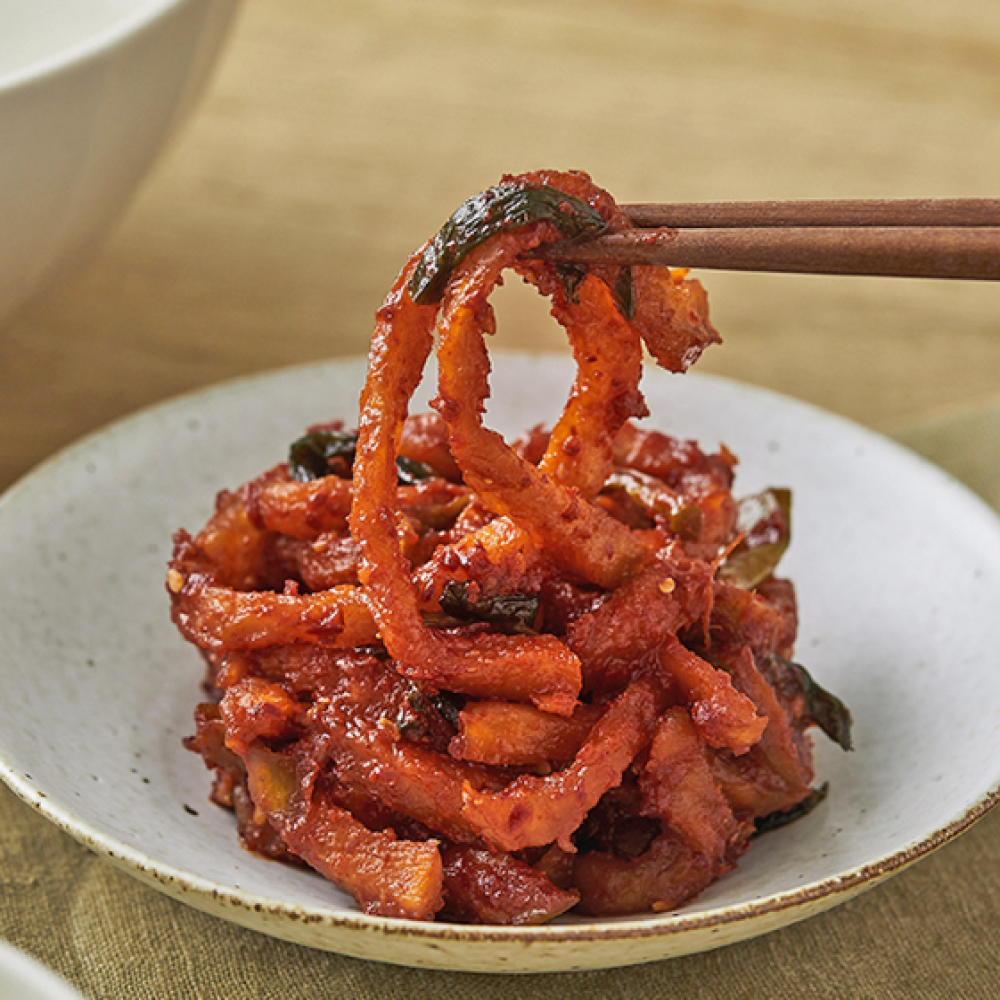 씨엔에프 무말랭이 무침 4kg 반찬 밑반찬 대용량 업소용 식당 장아찌 : 곰소식자재