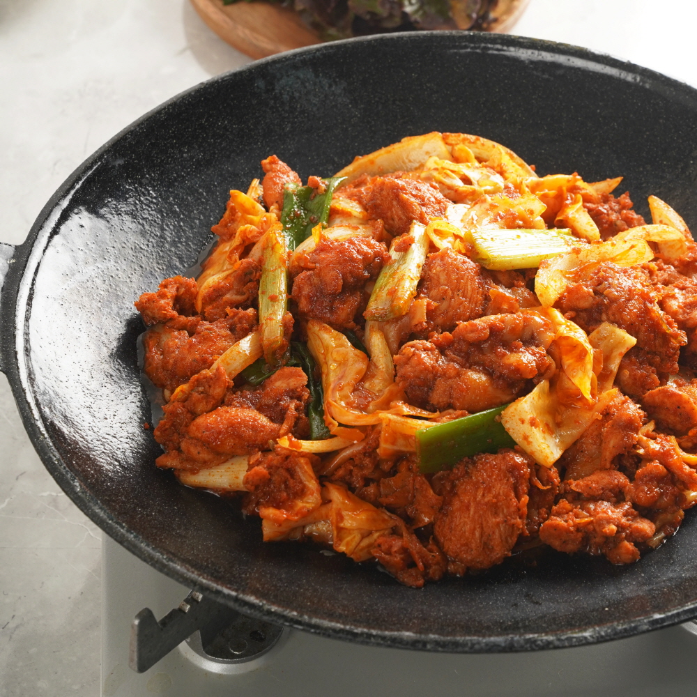 100% 국내산 진짜 춘천 닭갈비 500g 밀키트 간편음식 캠핑요리 홈파티 : 준푸드농수산