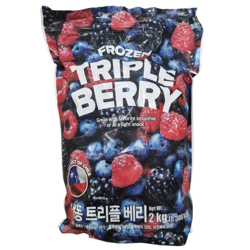 냉동 트리플베리 2kg(아이스박스+아이스팩) [트레이더스] : 베스트코스트코구매대행