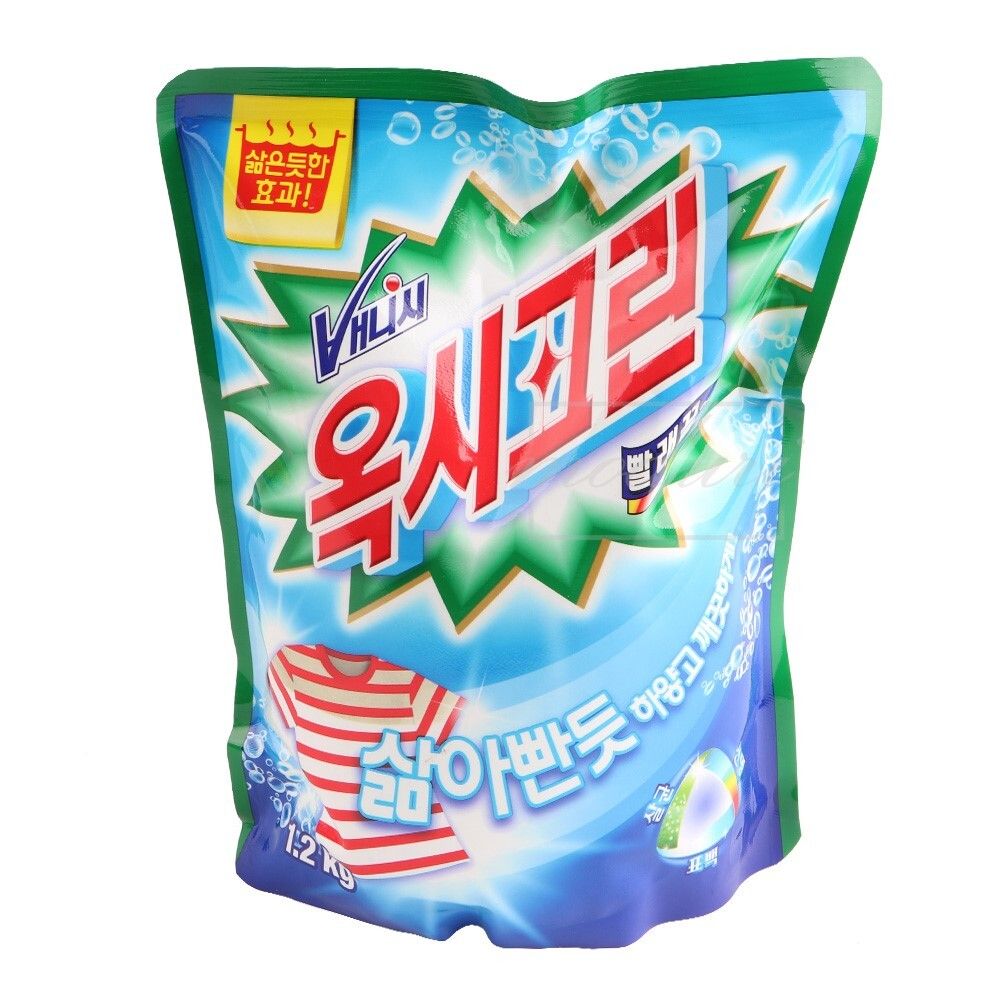 배니시 옥시크린 분말형 표백제 1.2kg 레귤러 보조제 흰옷 기 산소계 빨래세제 : 예평상회