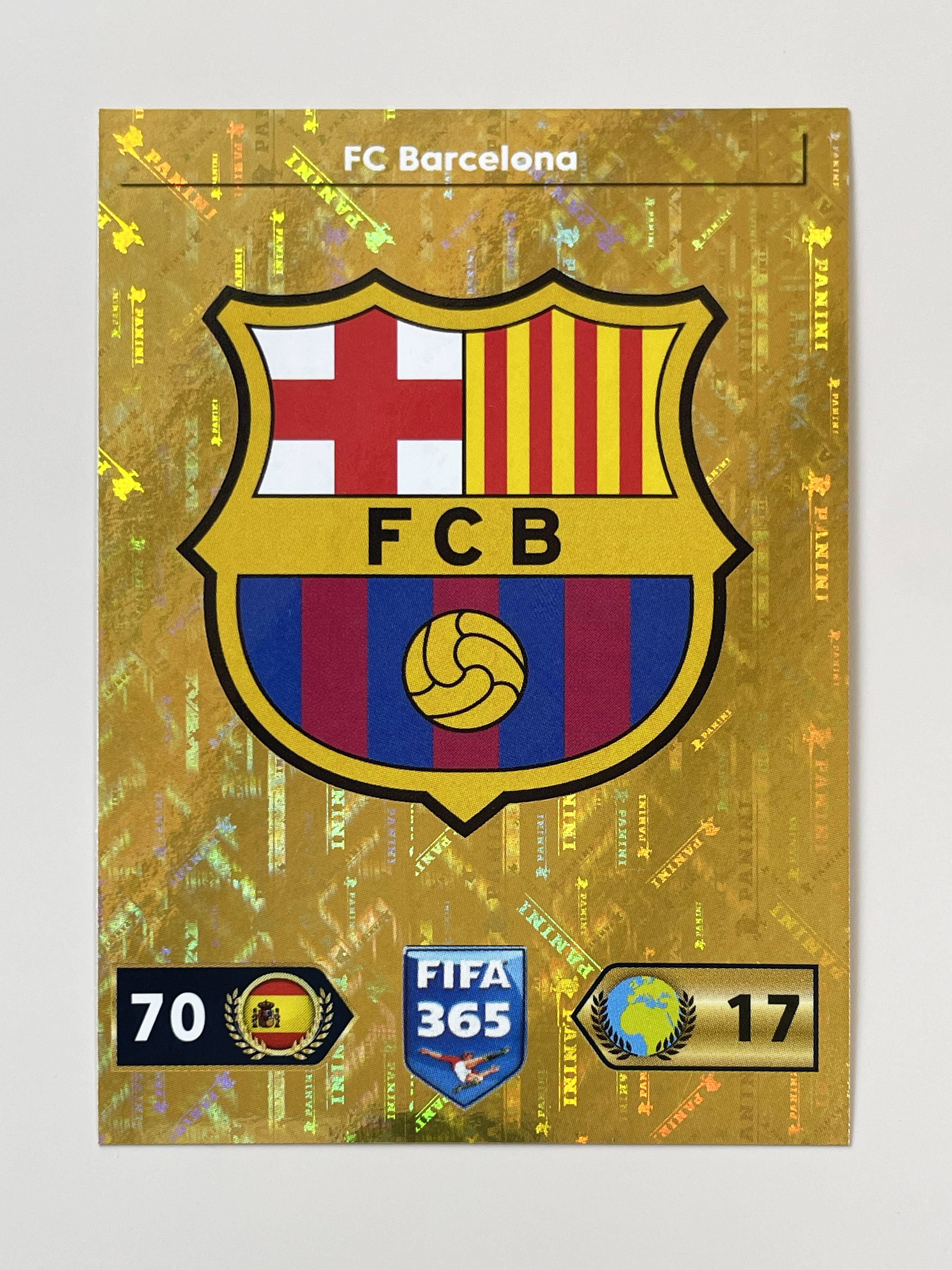 23 Fifa365 #156 Logo FC바르셀로나 : 플레어스포츠카드