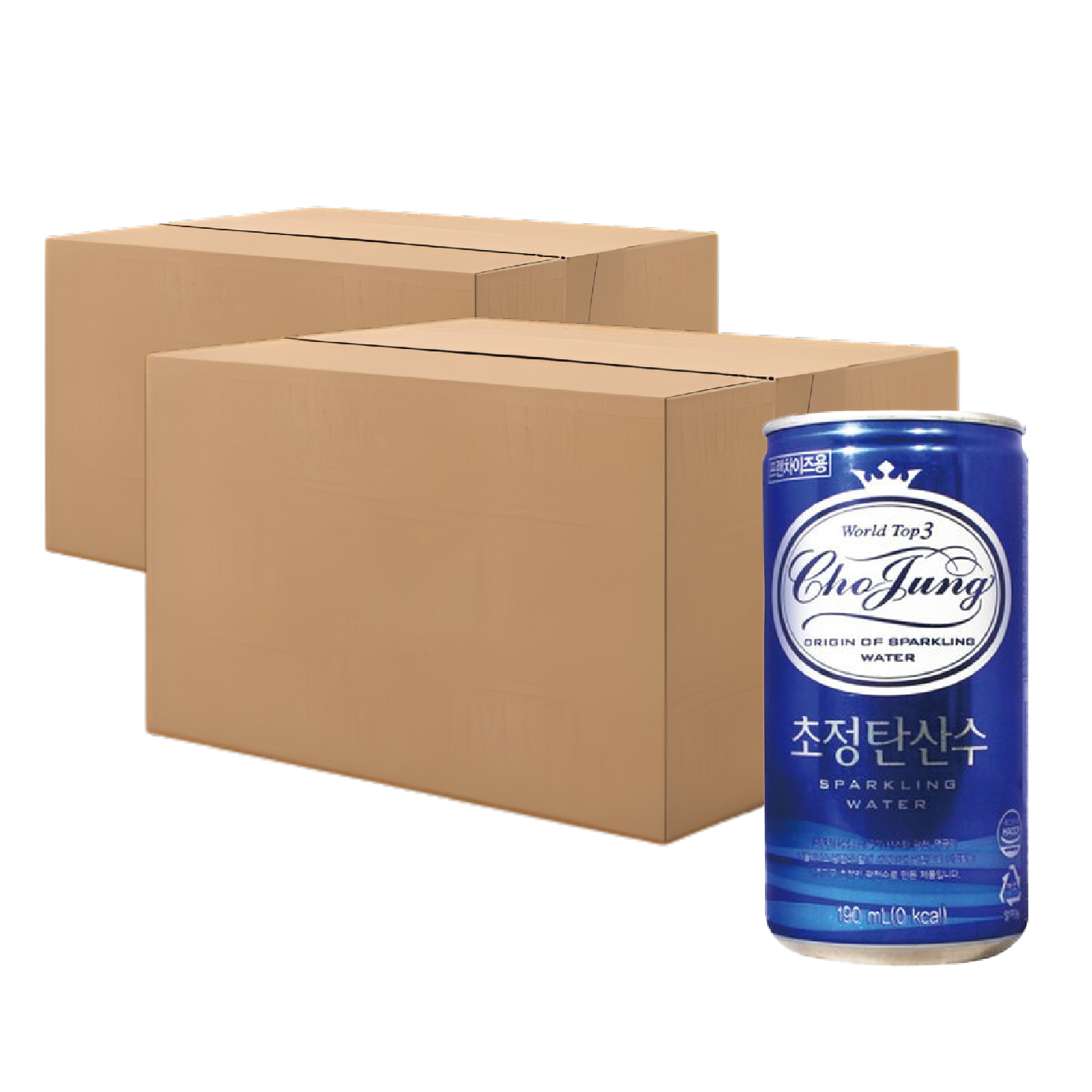 일화 초정 탄산수 플레인 190ml 60캔 : e다올샵