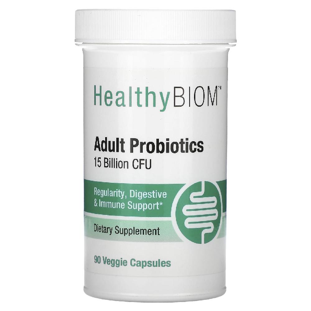 HealthyBiom(헬시바이옴) 성인용 프로바이오틱 150억 CFU 베지 캡슐 90정 : 대안생활