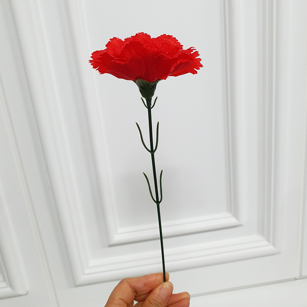 카네이션 한송이 꽃 생화같은 조화 어버이날 감사꽃 : 레인보우파티