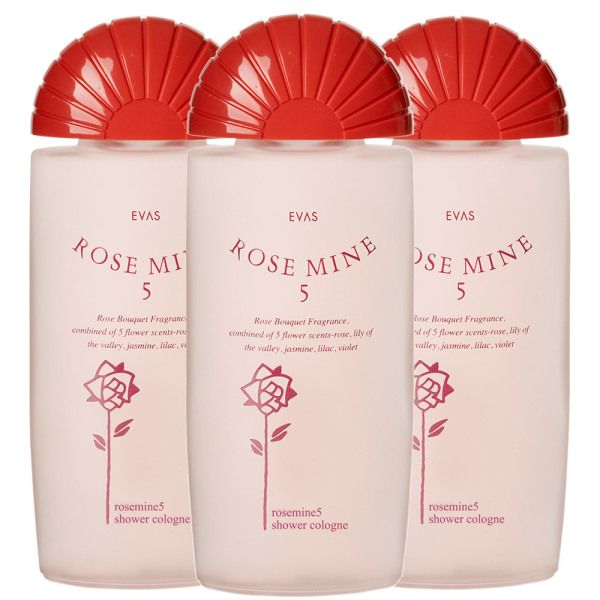 로즈마인 5 샤워코롱 185ml X 3개 : 다이뜨라 상회