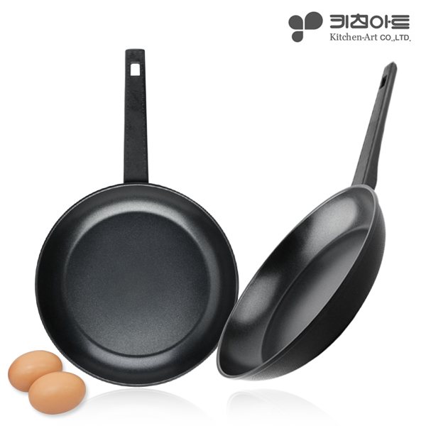키친아트 후라이팬 논스틱 코팅 가벼운 업소용 가정용 식당 28cm : 플랜리빙