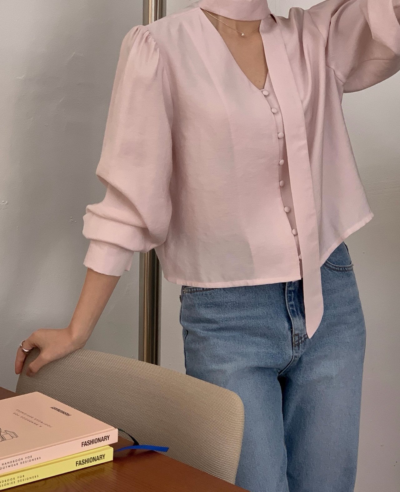 (세일)당일/리브레 라마르 블라우스 : 클로젯스토리지