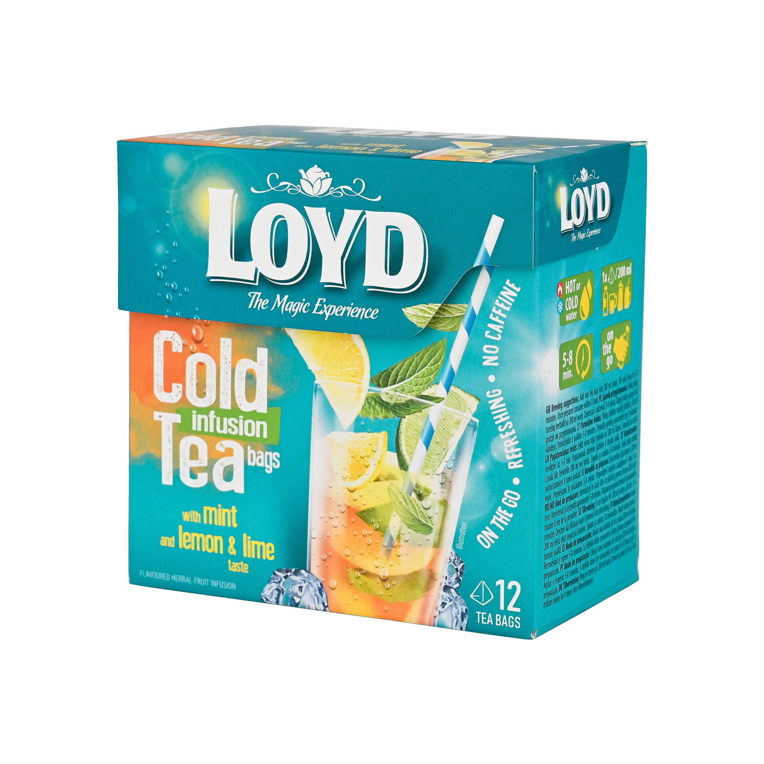 로이드 LOYD 레몬,라임&민트 아이스티 12티백 : 에스앤피인터내셔널